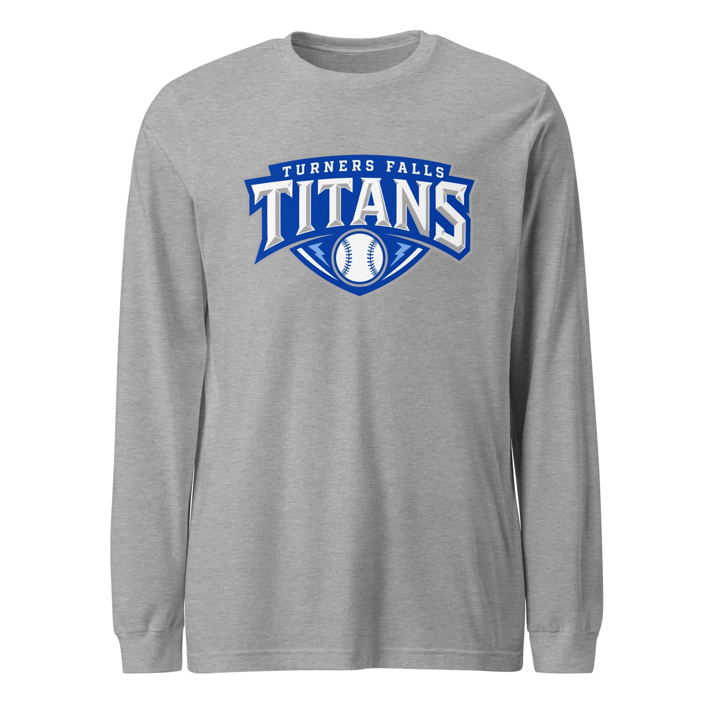 Performance | Long Sleeve Tee | Turners Falls Titans | Titan Crest Logo