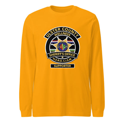 Performance | Long Sleeve Tee | Ulster County Sheriff's Office Wellness Division | Badge Logo