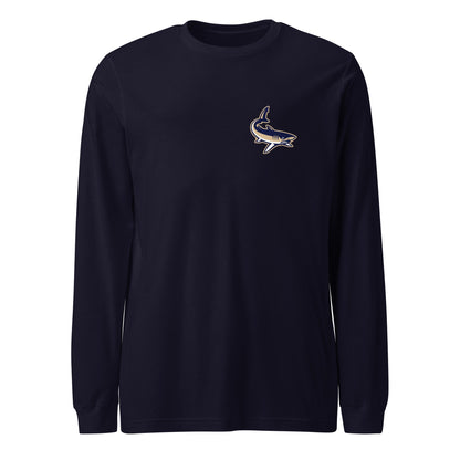 Performance | Long Sleeve Tee | University South Carolina Beaufort Track & Field | Shark Logo