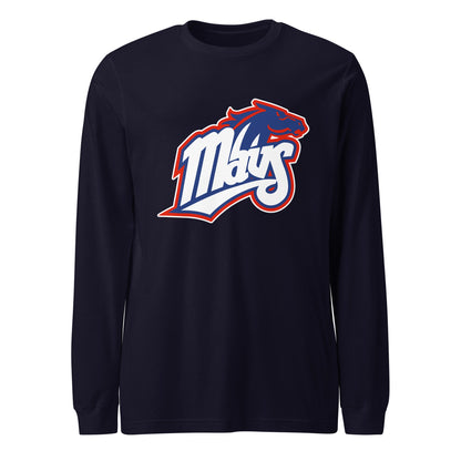Performance | Long Sleeve Tee | Upper Makefield Youth Baseball & Softball League | Mavs Logo