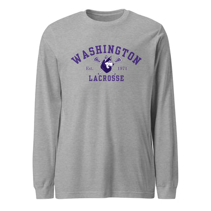 Performance | Long Sleeve Tee | UW Women's Club Lacrosse | Washington Lacrosse Logo