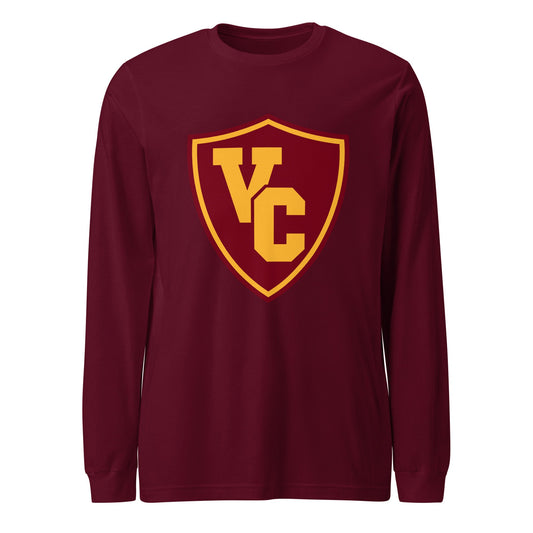 Performance | Long Sleeve Tee | VCMS cheer | Shield Logo