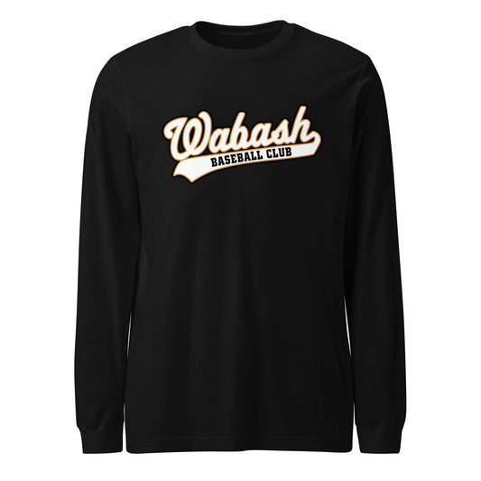 Performance | Long Sleeve Tee | Wabash Baseball Club | Alt Logo 1