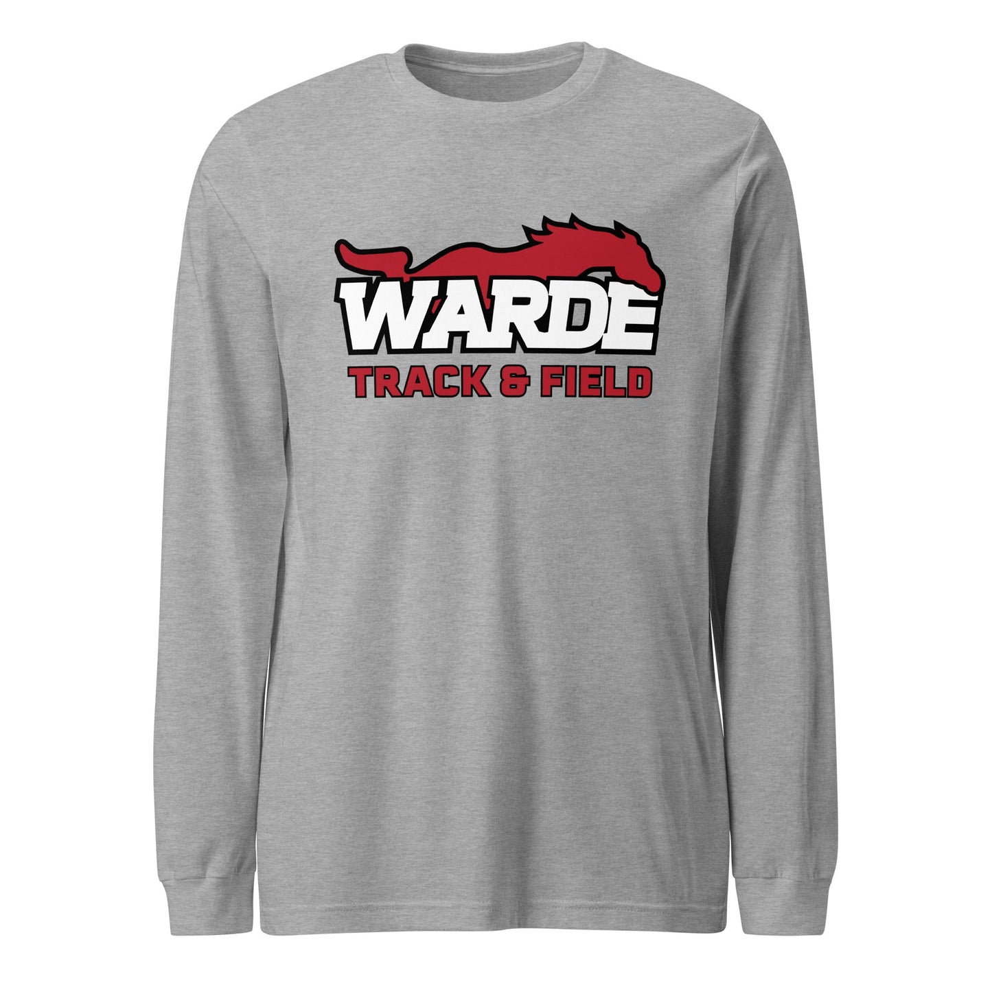 Performance | Long Sleeve Tee | Warde Track and Field | Alt Logo