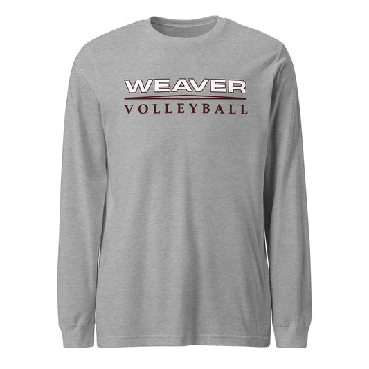 Performance | Long Sleeve Tee | Weaver High School | Classic Court Mark Logo