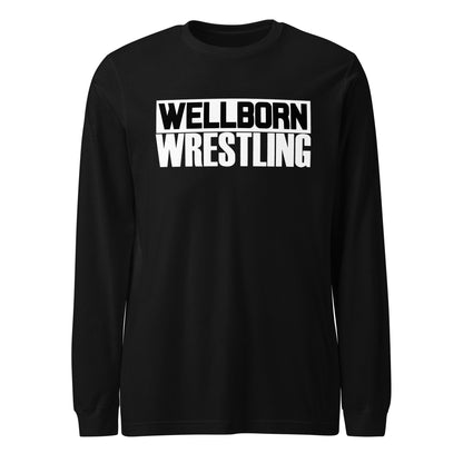 Performance | Long Sleeve Tee | Wellborn Youth Wrestling | Script Logo