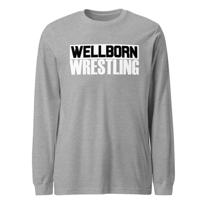 Performance | Long Sleeve Tee | Wellborn Youth Wrestling | Script Logo