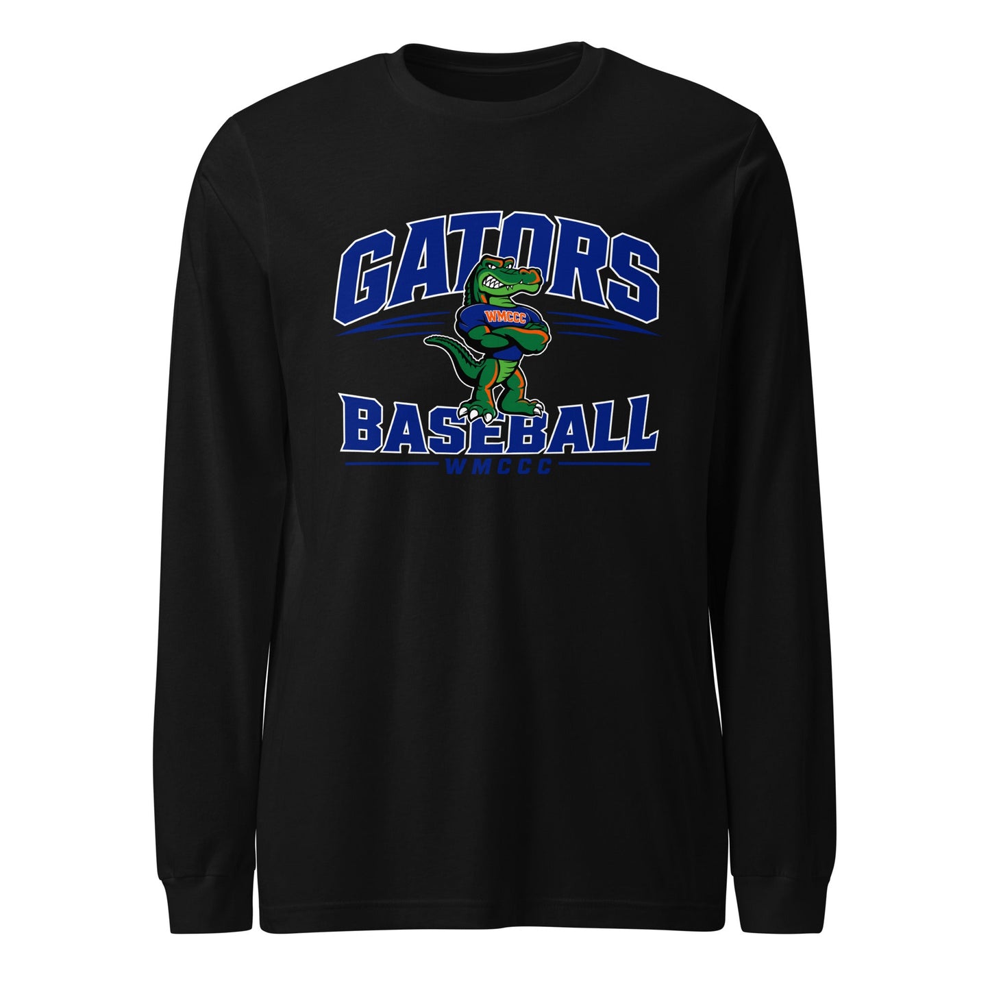 Performance | Long Sleeve Tee | West Memphis Community Christian College Gators | Emblem Logo