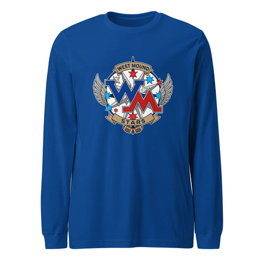 Performance | Long Sleeve Tee | West Mound Stars | Emblem Logo