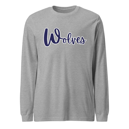 Performance | Long Sleeve Tee | White Mountain School | Script Logo