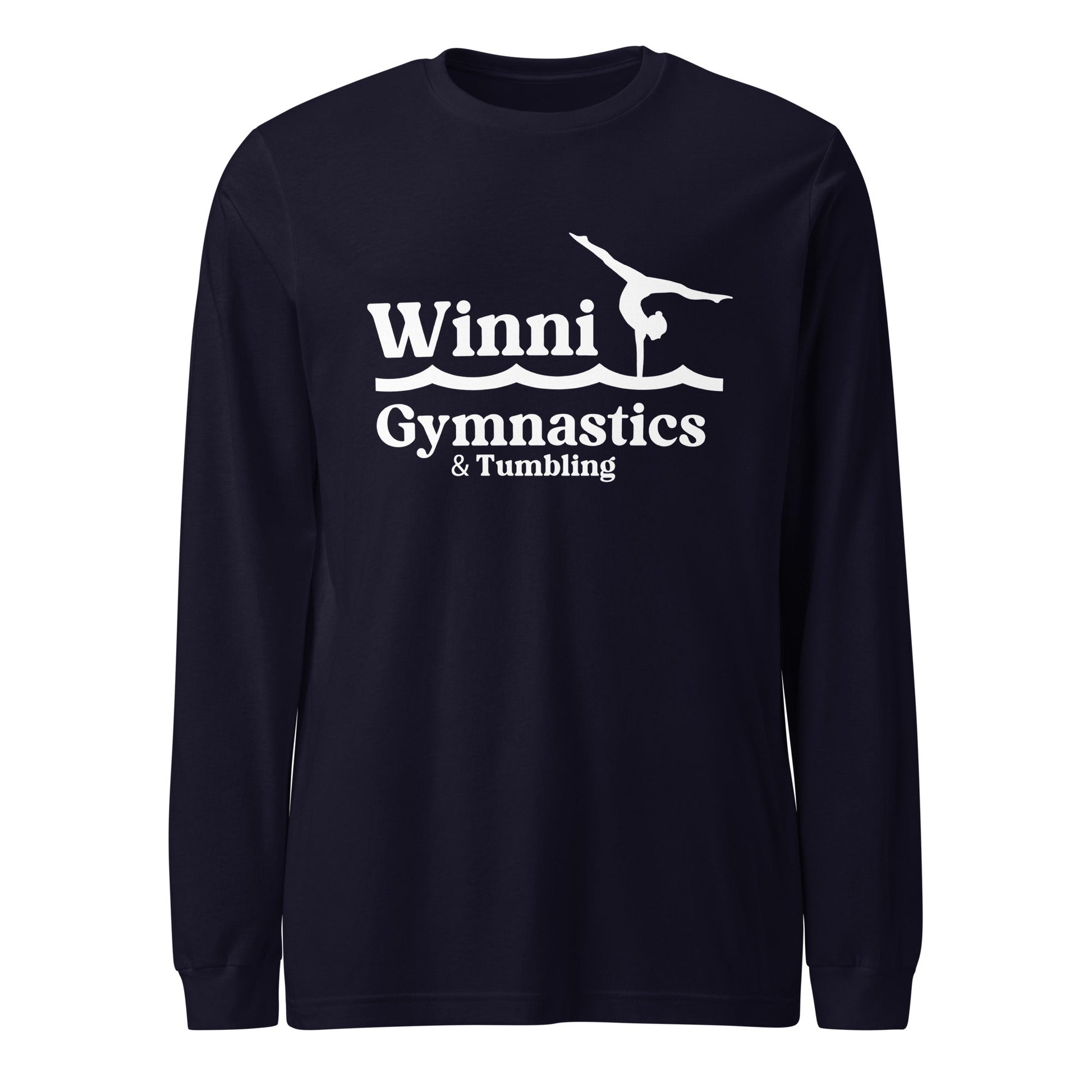 Performance | Long Sleeve Tee | Winni Gymnastics | Tumbling Logo