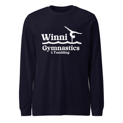 Performance | Long Sleeve Tee | Winni Gymnastics | Tumbling Logo