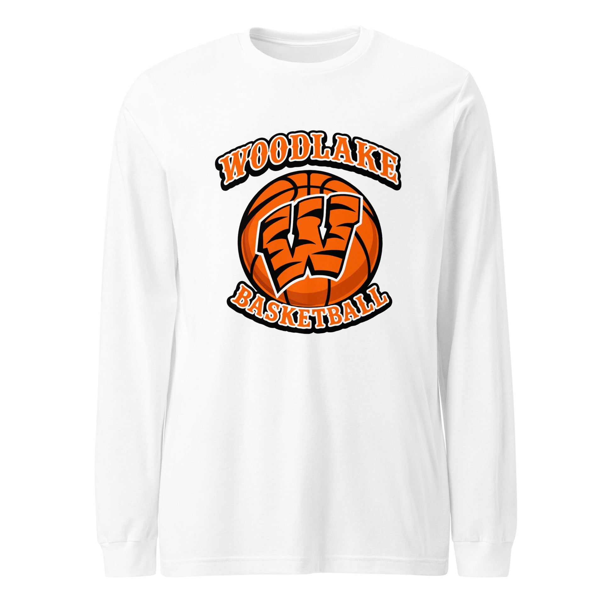 Performance | Long Sleeve Tee | Woodlake Boys Basketball | Athletics Logo