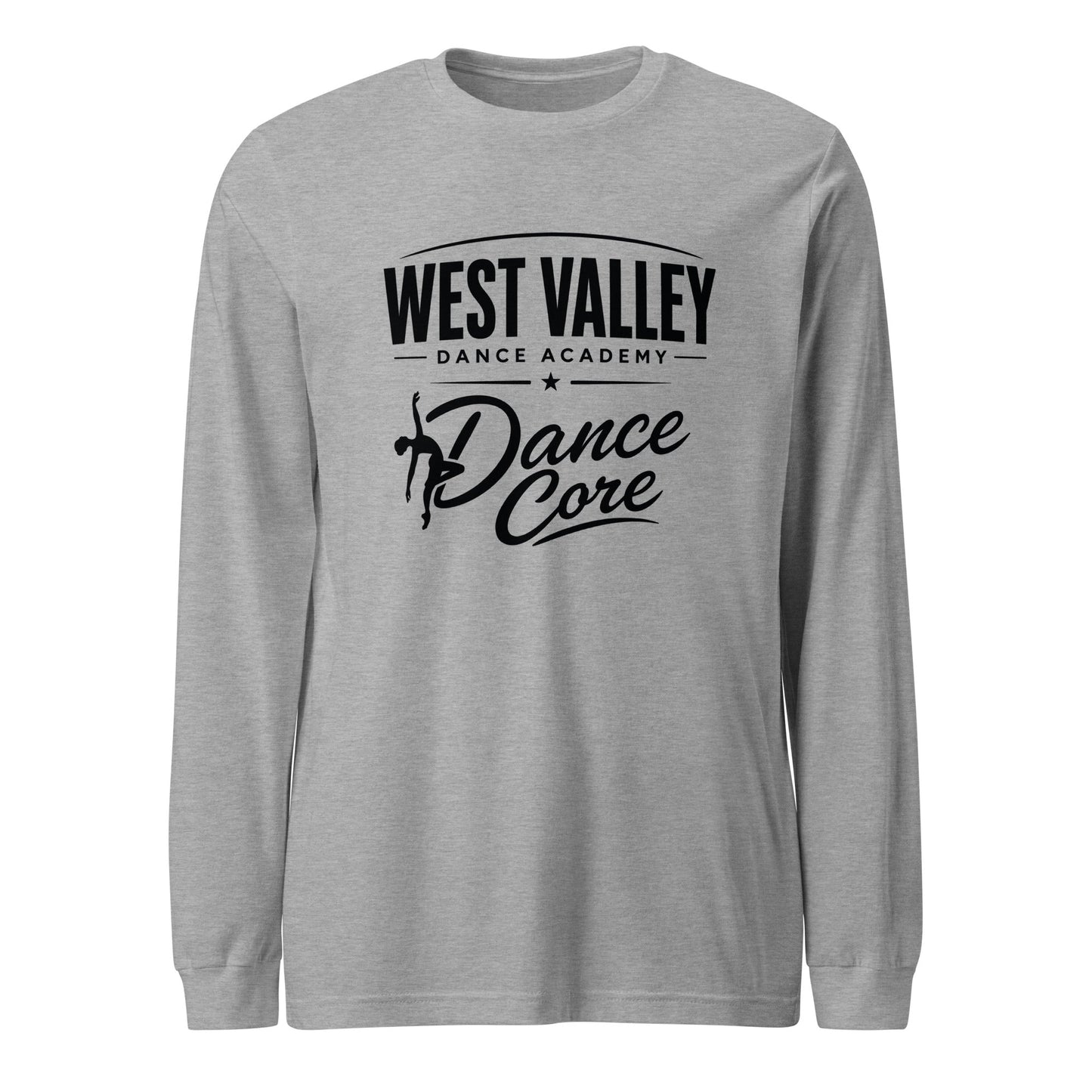 Performance | Long Sleeve Tee | WVDA Dance Core | Emblem Logo