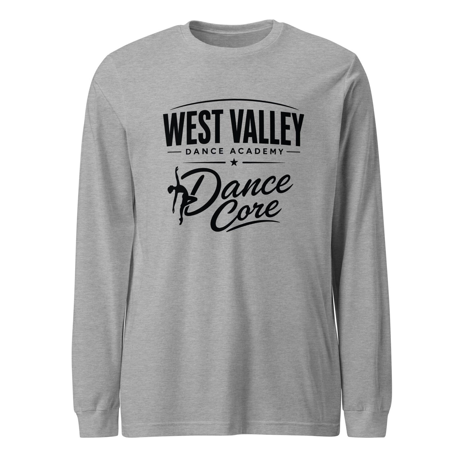 Performance | Long Sleeve Tee | WVDA Dance Core | Emblem Logo