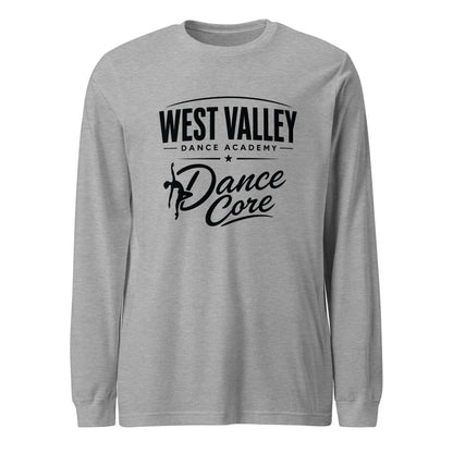 Performance | Long Sleeve Tee | WVDA Dance Core | Emblem Logo