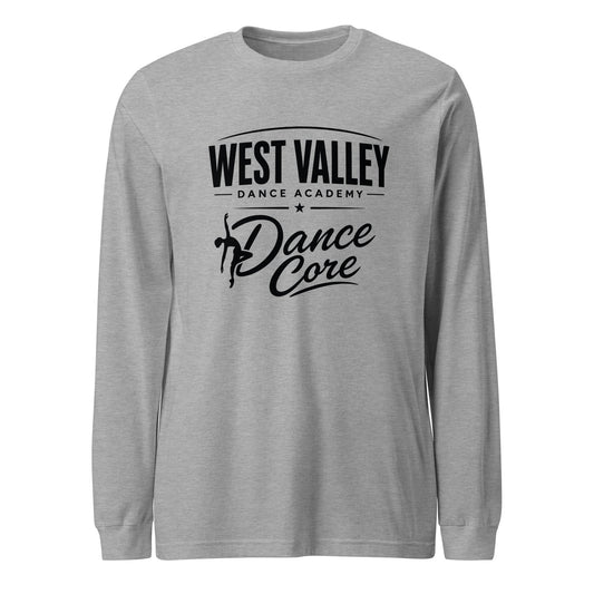 Performance | Long Sleeve Tee | WVDA Dance Core | Emblem Logo