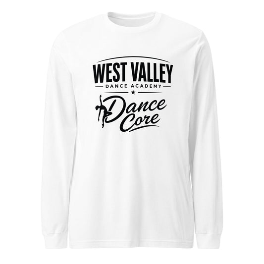 Performance | Long Sleeve Tee | WVDA Dance Core | Emblem Logo