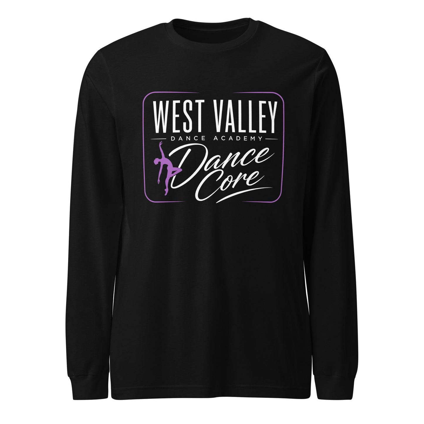 Performance | Long Sleeve Tee | WVDA Dance Core | Modern Script Logo