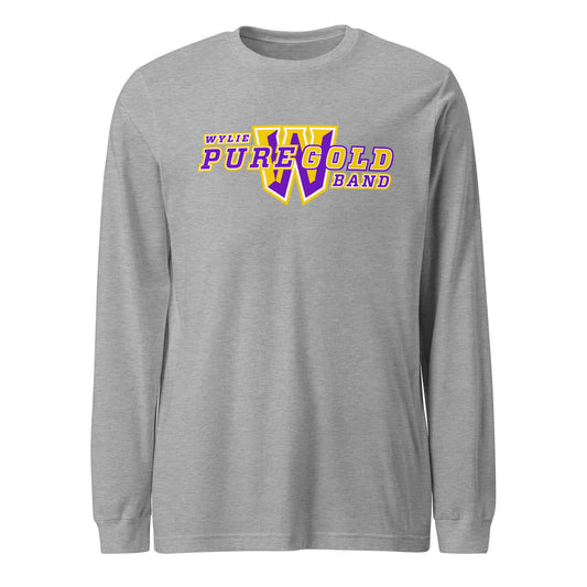 Performance | Long Sleeve Tee | Wylie ISD | Pure Gold Logo
