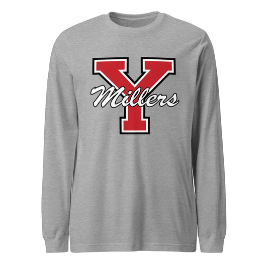 Performance | Long Sleeve Tee | Yukon Student Council | Crest Logo