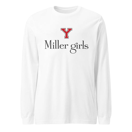 Performance | Long Sleeve Tee | Yukon Student Council | Miller Girls Logo