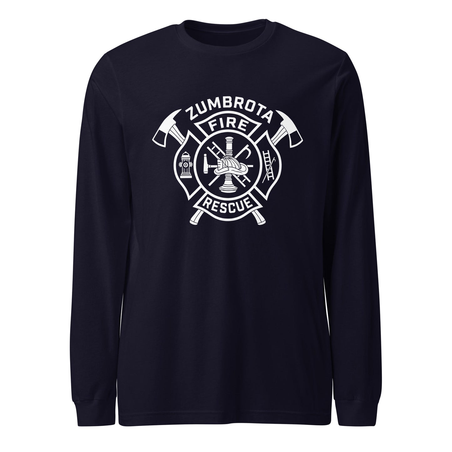 Performance | Long Sleeve Tee | Zumbrota Fire Department | Crest Logo