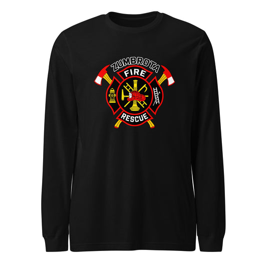 Performance | Long Sleeve Tee | Zumbrota Fire Department | Vanguard Logo