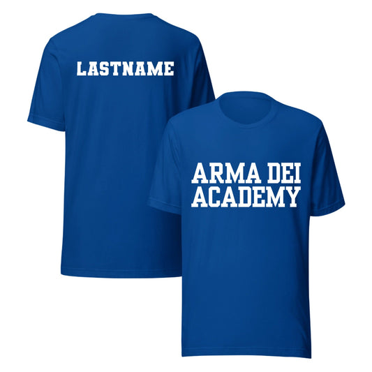 Performance | T-Shirt | Arma Dei Academy | Field Day BLUE | Customizable