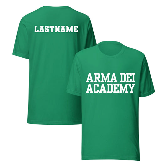 Performance | T-Shirt | Arma Dei Academy | Field Day GREEN | Customizable