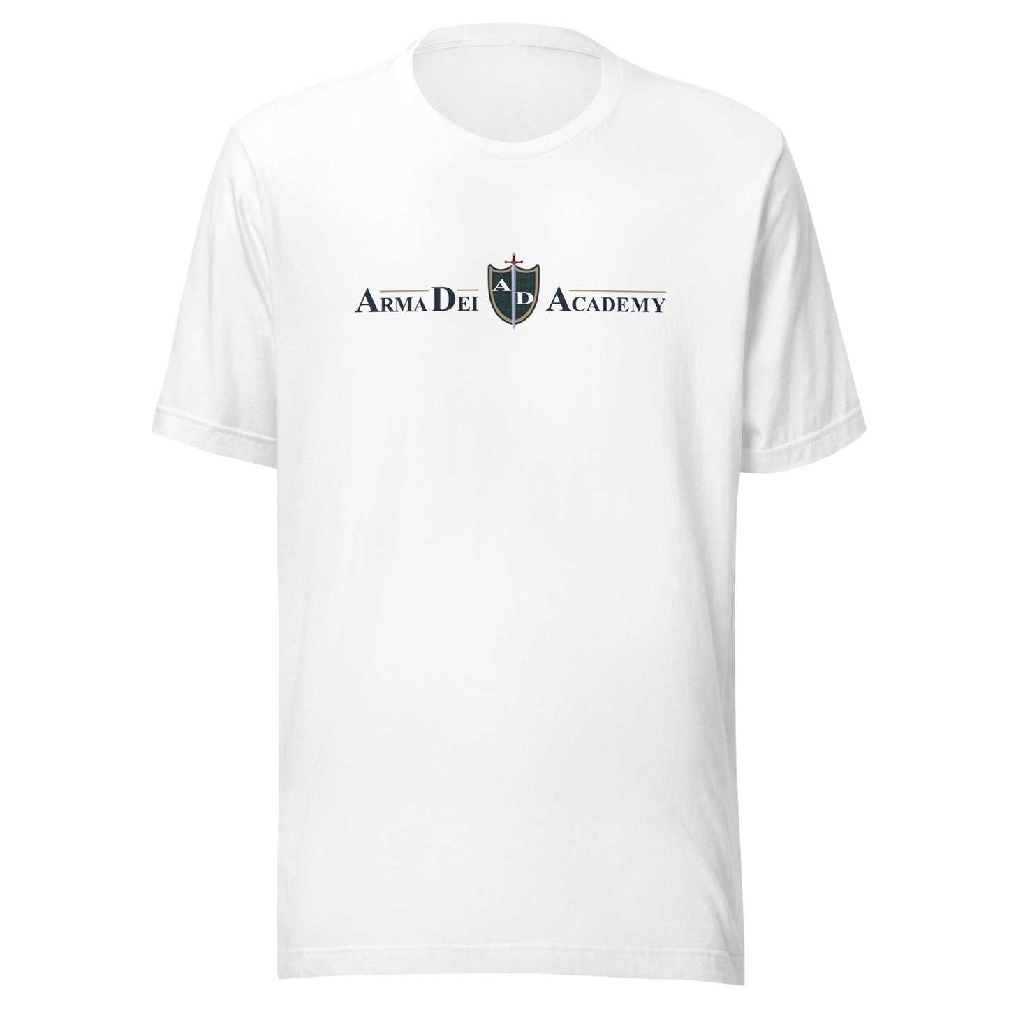Performance | T-Shirt | Arma Dei Academy | Text Shield Logo