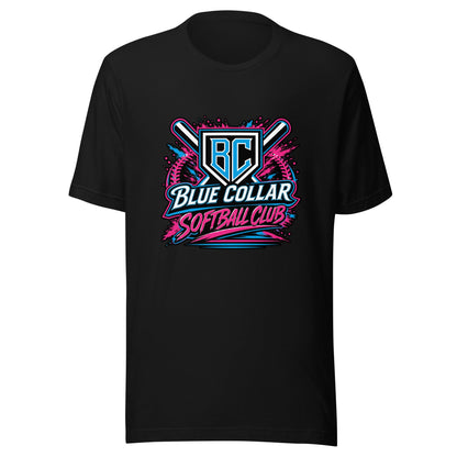 Performance | T-Shirt | Blue Collar Softball 2034 | Athletics Logo