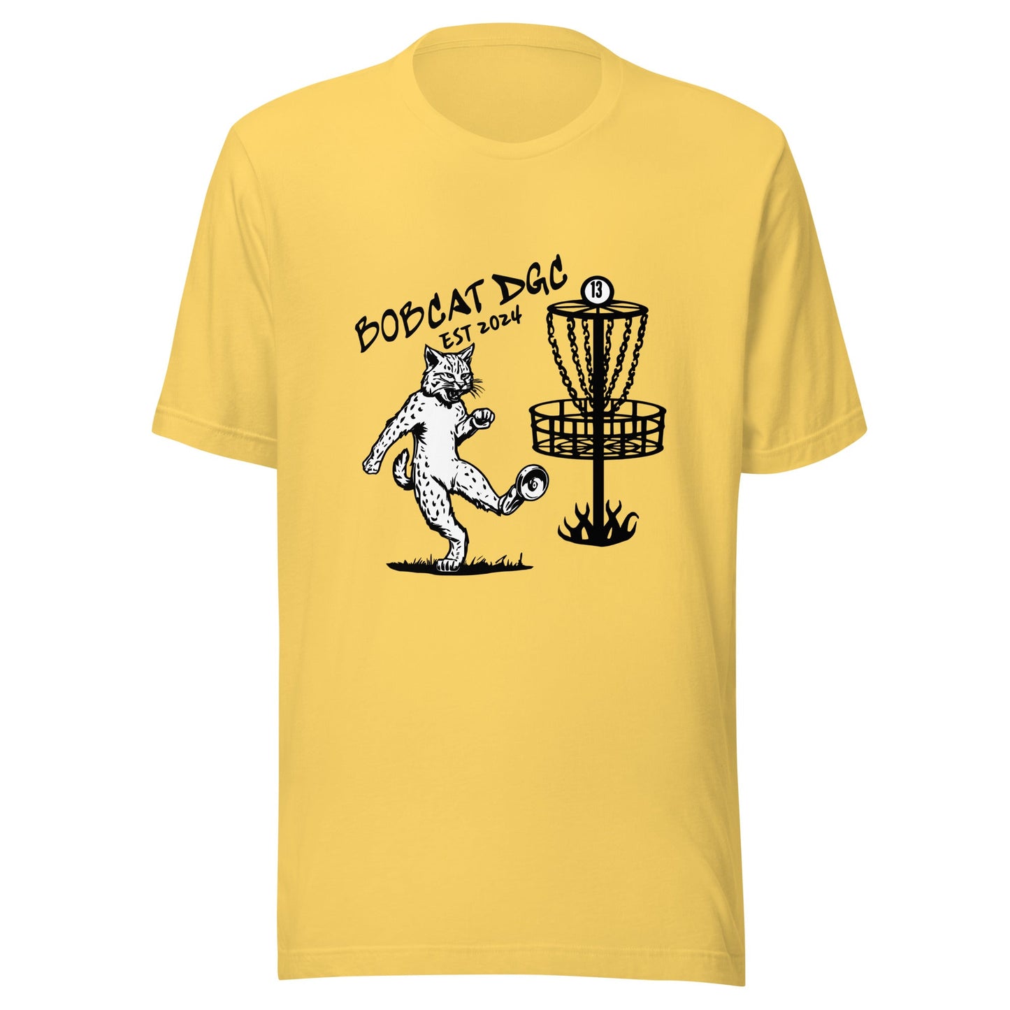 Performance | T-Shirt | Bobcat DGC | Predator Disc Golf Logo