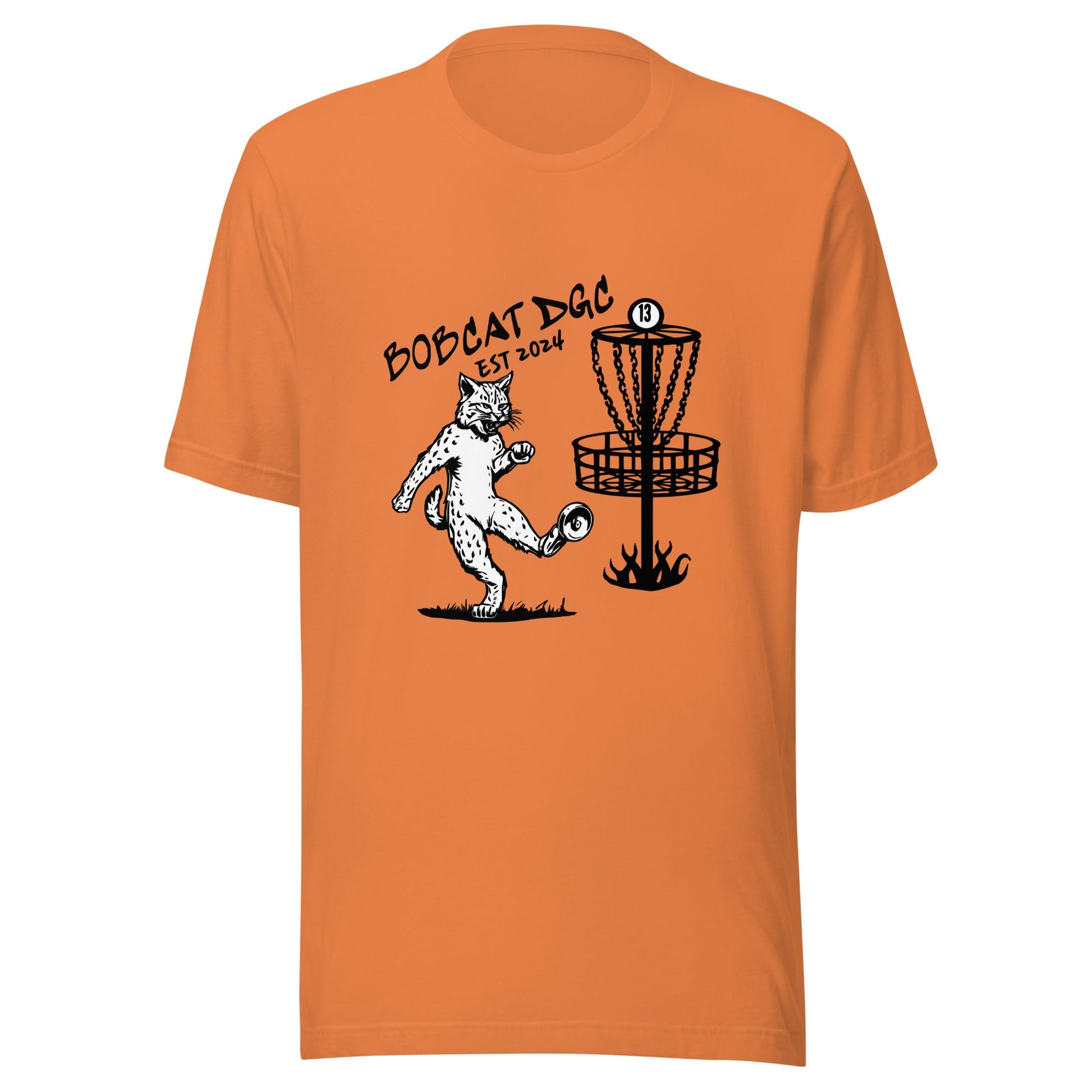 Performance | T-Shirt | Bobcat DGC | Predator Disc Golf Logo