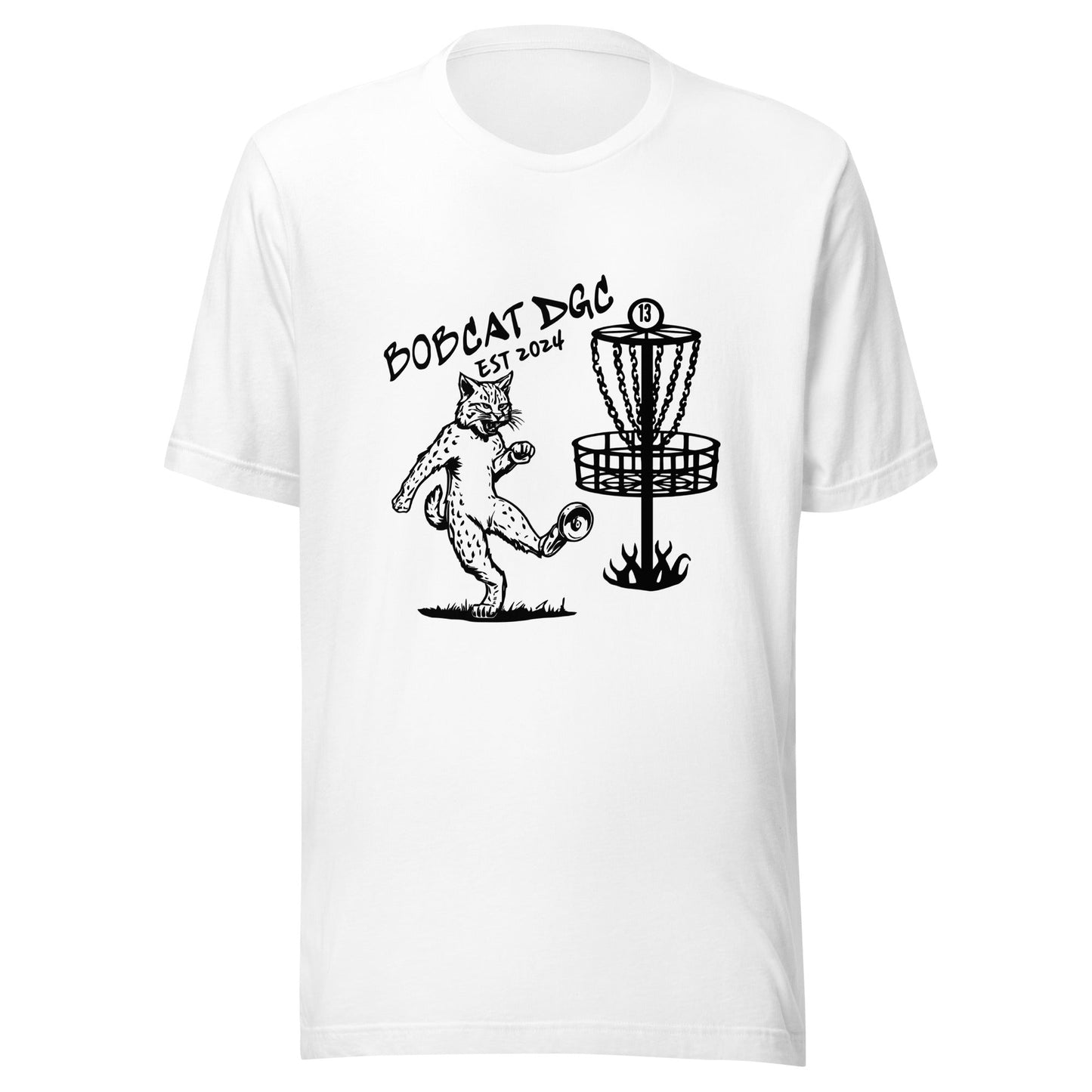 Performance | T-Shirt | Bobcat DGC | Predator Disc Golf Logo