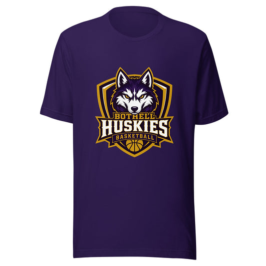 Performance | T-Shirt | Bothell Huskies Youth Basketball | Shield Logo
