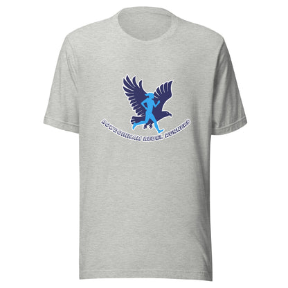 Performance | T-Shirt | Bowdoinham Rebel Runners | Aerial Runner Emblem Logo