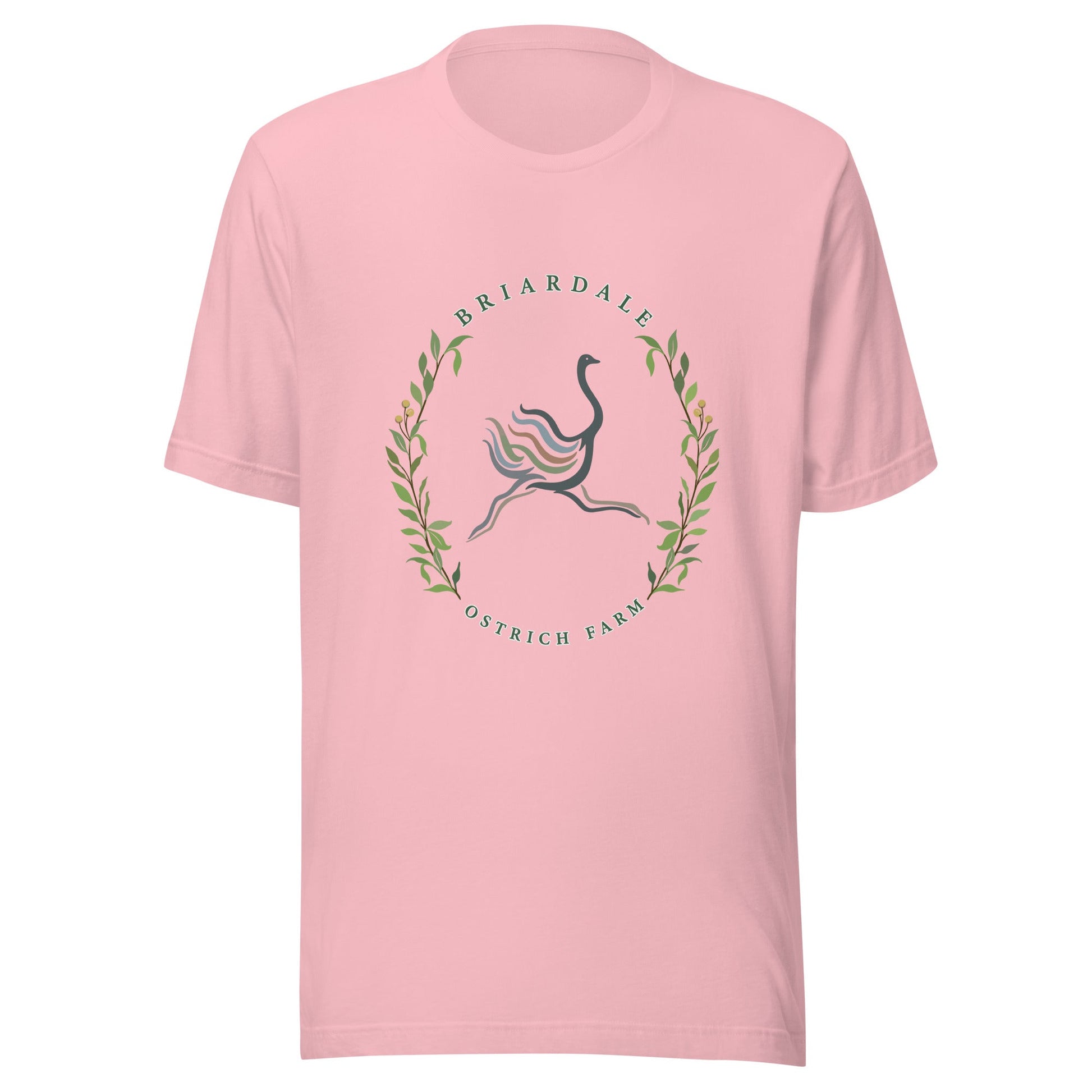 Performance | T-Shirt | Briardale Ostrich Farm | Crest Logo