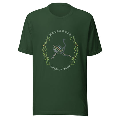 Performance | T-Shirt | Briardale Ostrich Farm | Crest Logo