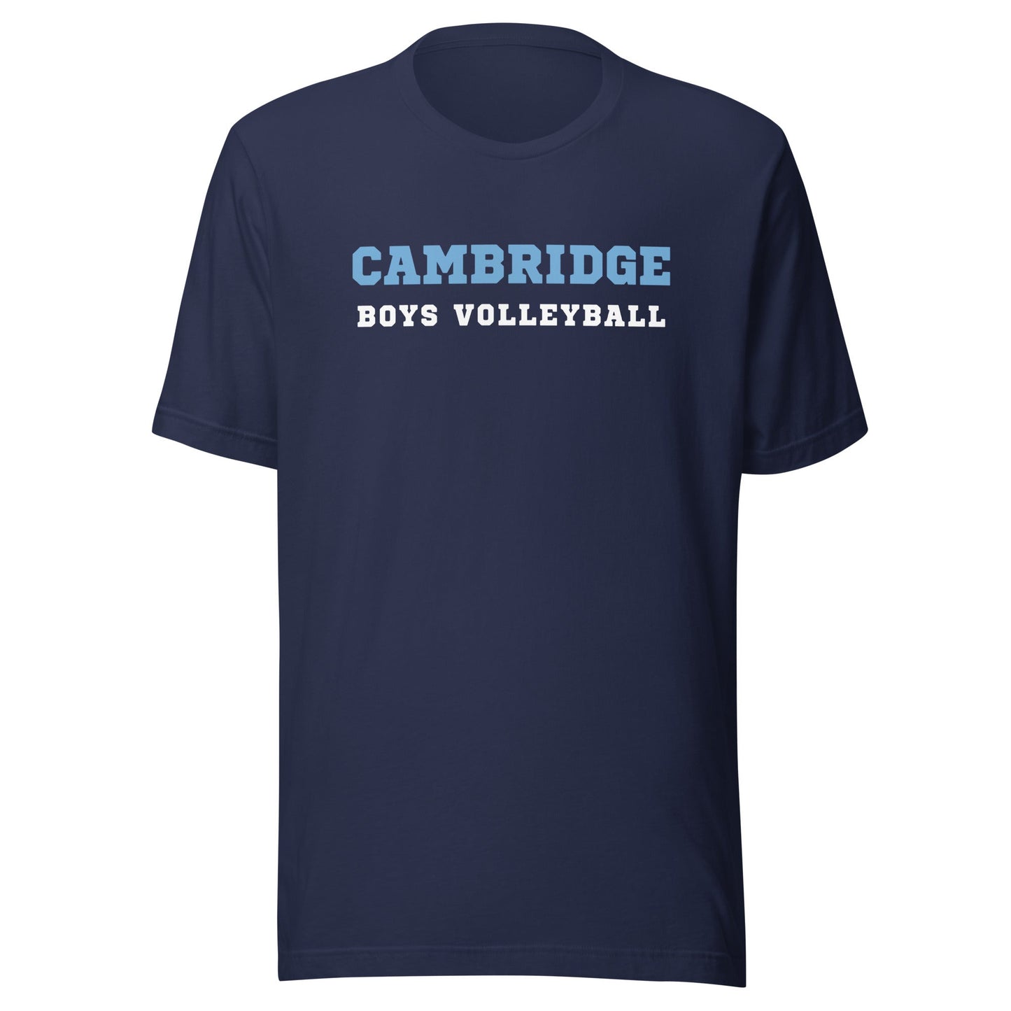 Performance | T-Shirt | Cambridge Volleyball | Block Script Logo