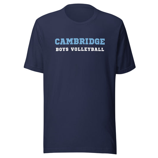 Performance | T-Shirt | Cambridge Volleyball | Block Script Logo