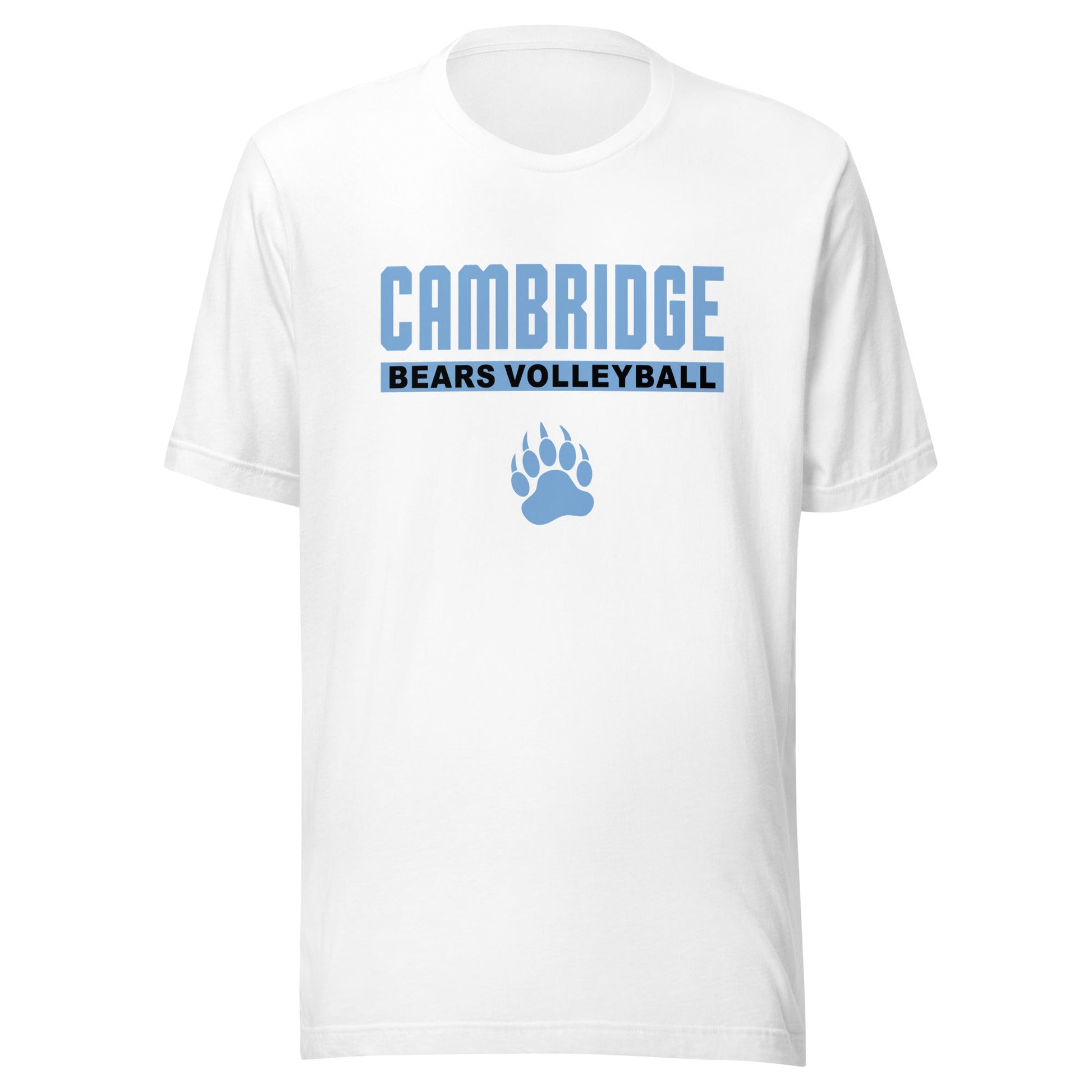 Performance | T-Shirt | Cambridge Volleyball | Script Paw Logo
