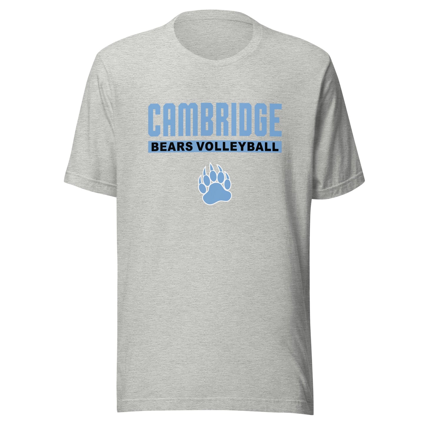 Performance | T-Shirt | Cambridge Volleyball | Script Paw Logo