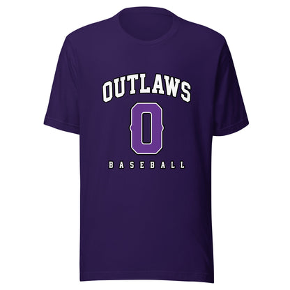 Performance | T-Shirt | Carolina Outlaws Baseball | Atheltics Logo