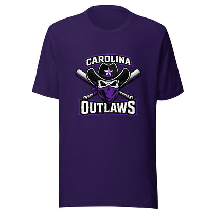 Performance | T-Shirt | Carolina Outlaws Baseball | Crest Logo