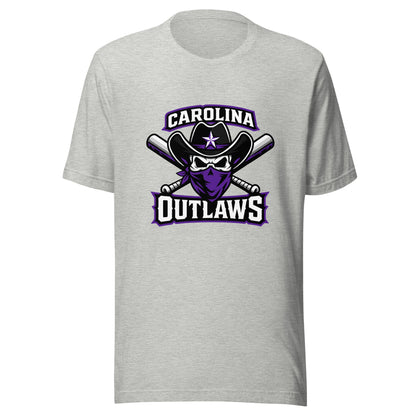 Performance | T-Shirt | Carolina Outlaws Baseball | Crest Logo