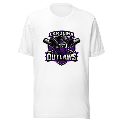 Performance | T-Shirt | Carolina Outlaws Baseball | Shield Logo