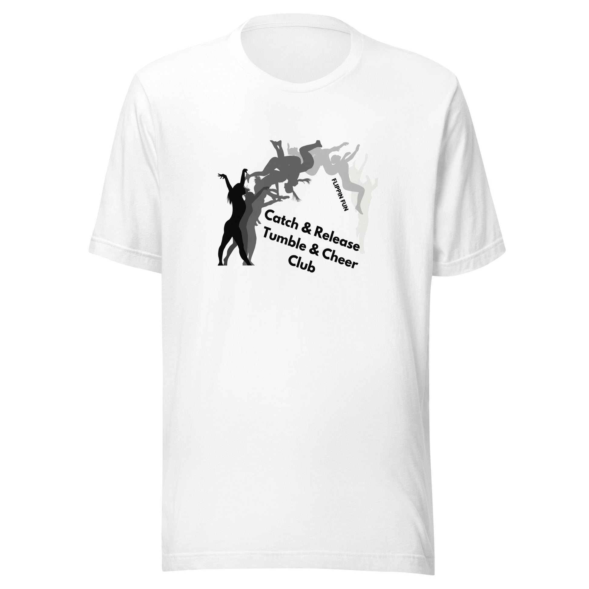 Performance | T-Shirt | Catch & Release Tumble & Cheer Club | Tumble Logo