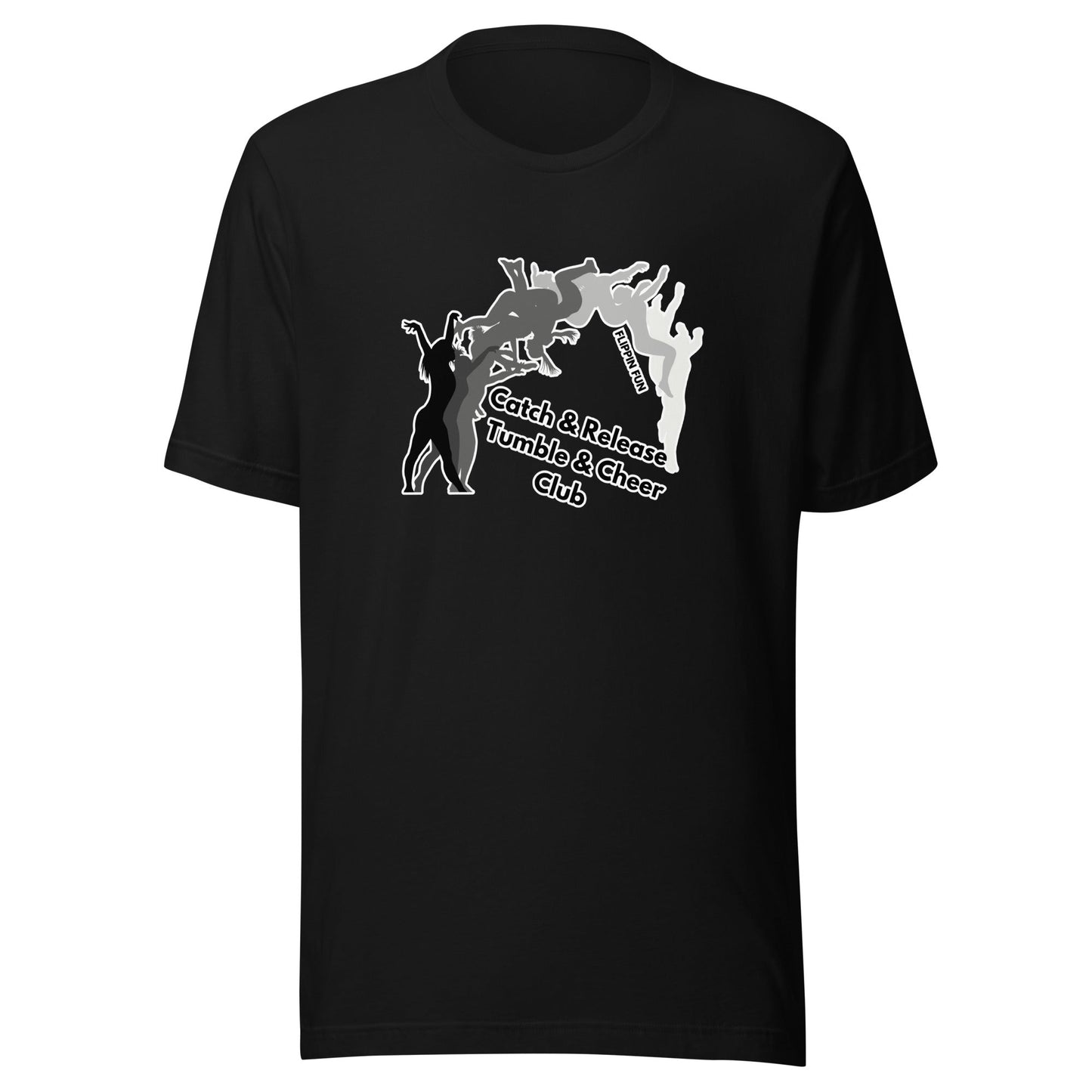 Performance | T-Shirt | Catch & Release Tumble & Cheer Club | Tumble Logo