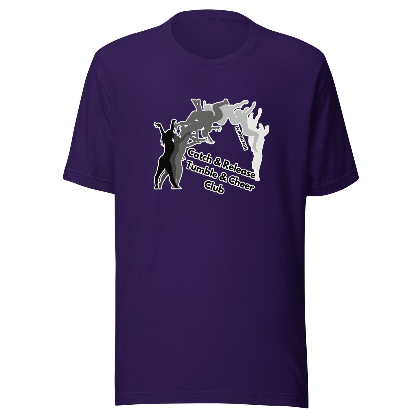 Performance | T-Shirt | Catch & Release Tumble & Cheer Club | Tumble Logo